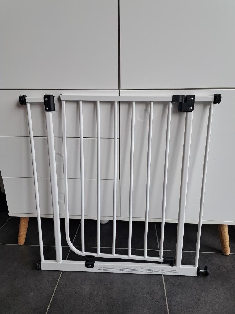 kinderhekje voor trap- en deuropening, Enlèvement, Utilisé, Métal ou Fer, Barrière de sécurité