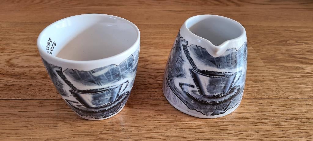 Melkbeker en pot, Ophalen of Verzenden