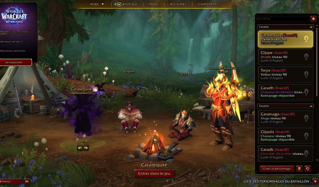 compte wow 5 perso level 90 stuff, Games en Spelcomputers, 3 spelers of meer, Ophalen of Verzenden, Nieuw, Overige genres