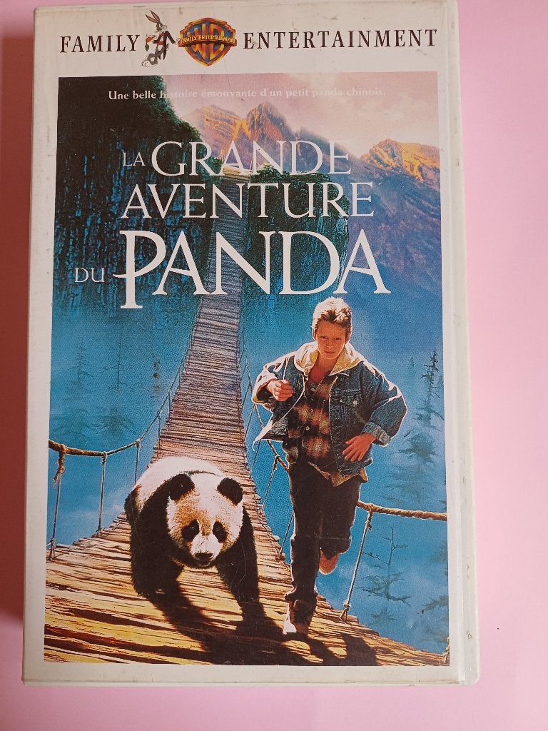 VHS Het grote panda avontuur, Ophalen of Verzenden, Zo goed als nieuw, Frans, VHS