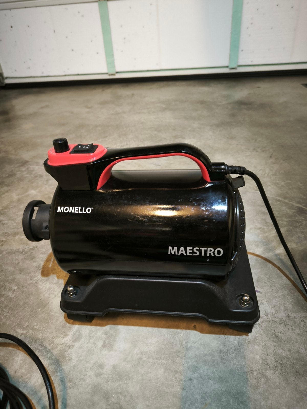 Monello maestro car dryer, Ophalen