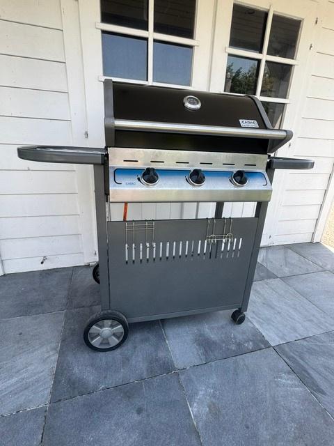 gasbarbecue, Ophalen, Gebruikt
