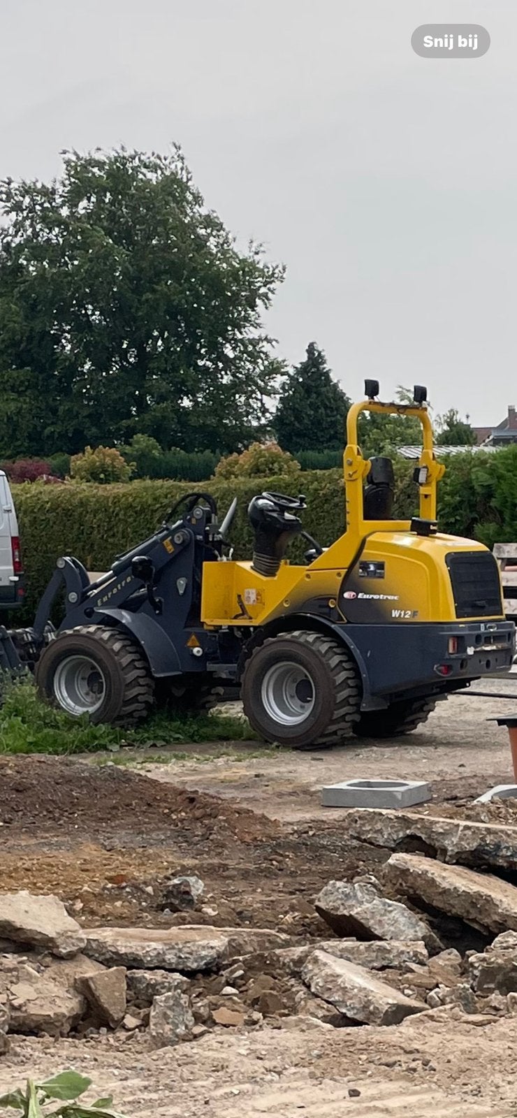 Eurotrac W12F, Ophalen