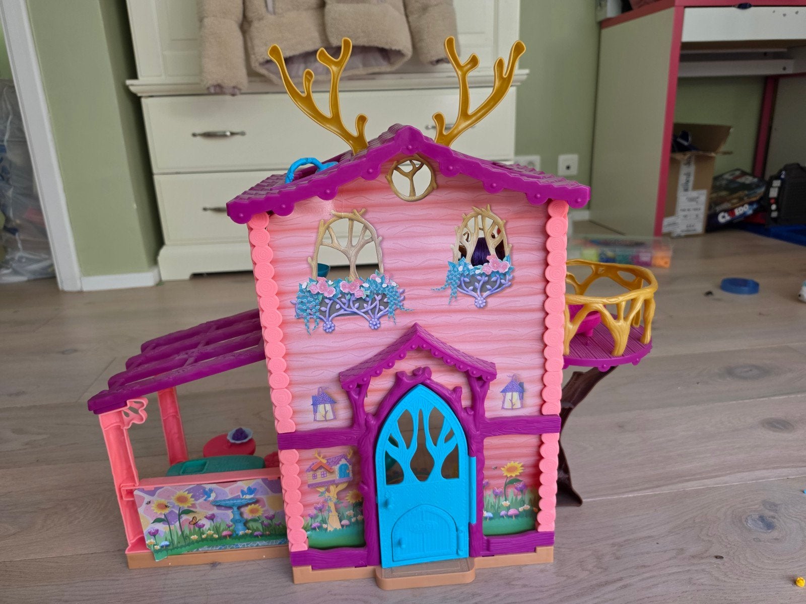 lot de jouets Enchantimals, Enfants & Bébés, Enlèvement, Comme neuf, Maison de poupées