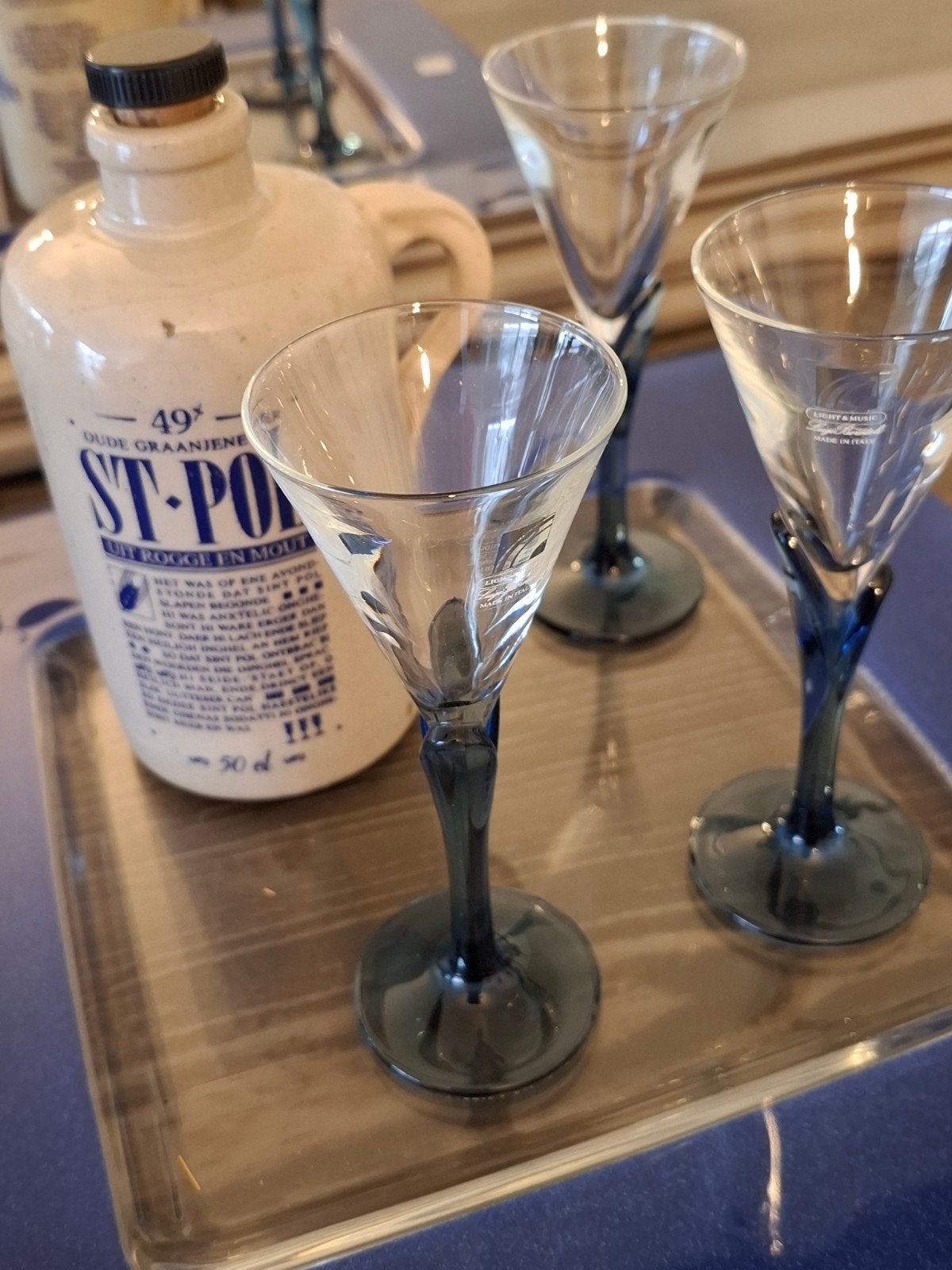 Decoratie set, Huis en Inrichting, Ophalen of Verzenden, Zo goed als nieuw, Overige typen, Blauw