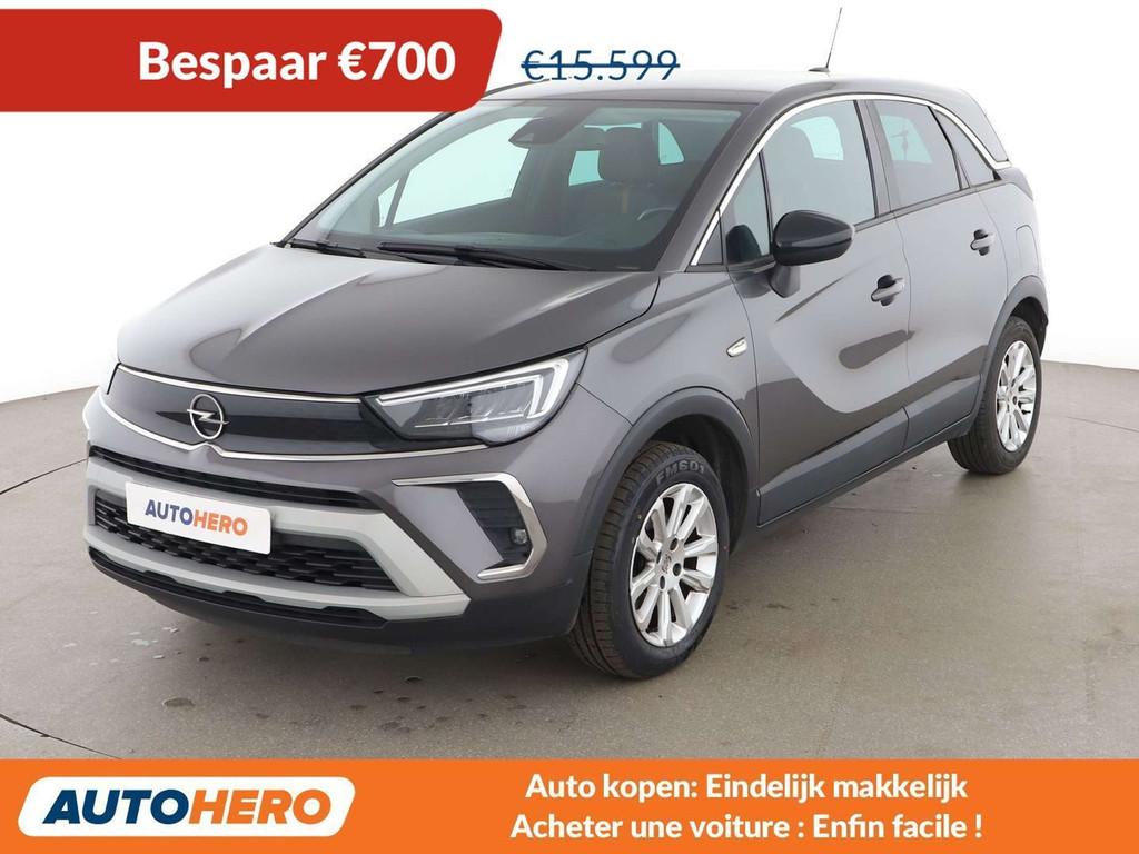 Opel Crossland X 1.2 Turbo Elegance (automatique), Argent ou Gris, Achat, Euro 6, Détection des panneaux routiers
