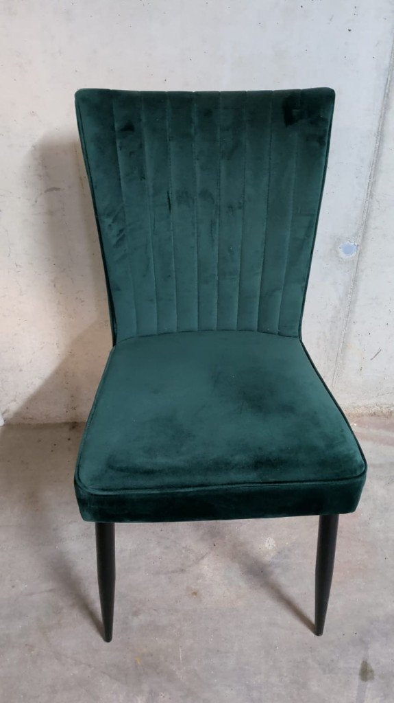 4 eettafel stoelen - groen, Huis en Inrichting, Stoelen, Ophalen, Zo goed als nieuw, Overige kleuren, Vier