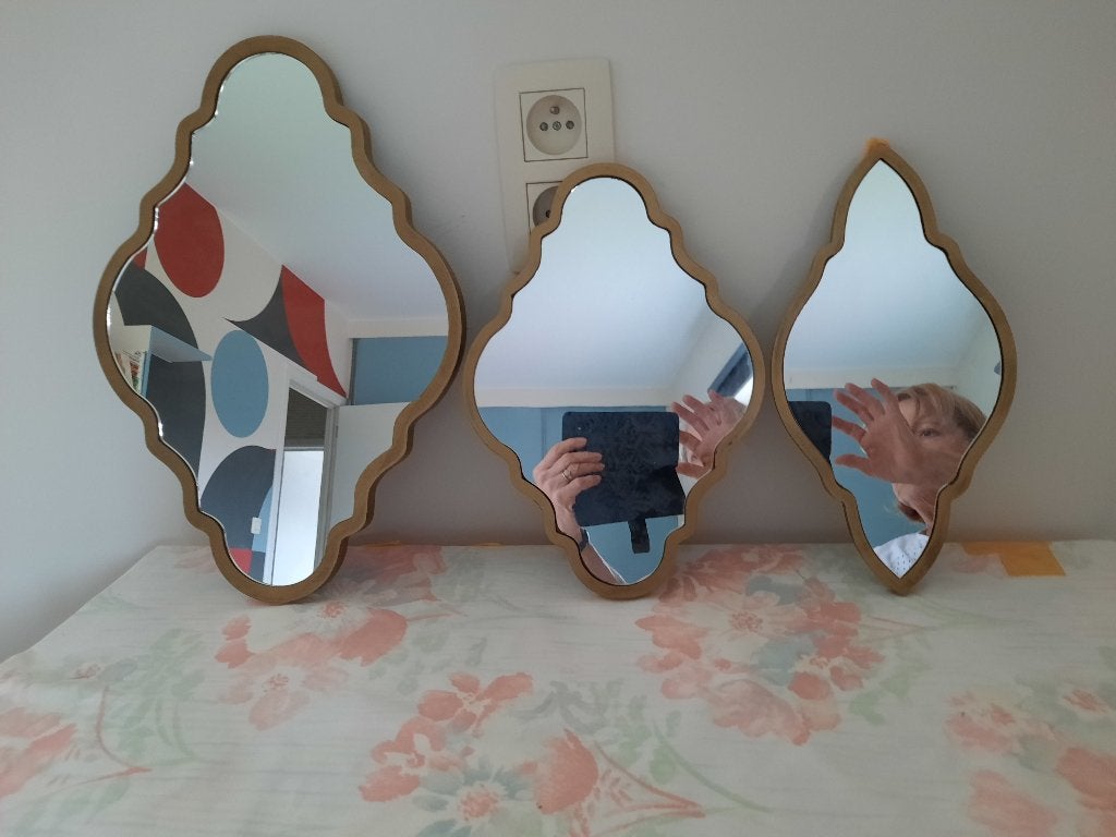 Miroirs, Maison & Meubles, Enlèvement, Comme neuf, Bois