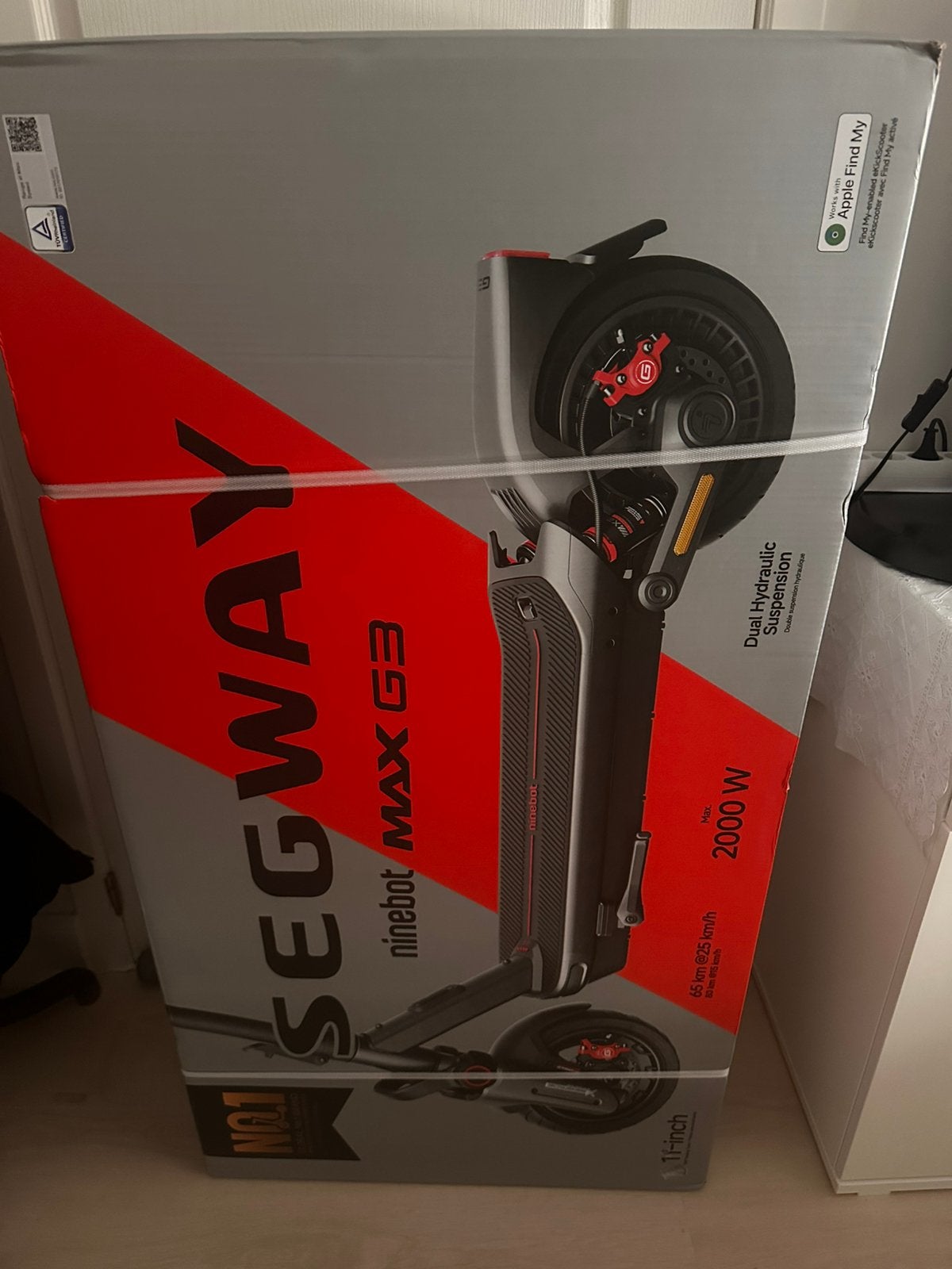 Segway-scooter, Max G3 nieuw, nooit gebruikt, Fietsen en Brommers, Steps, Ophalen, Nieuw, Elektrische step (E-scooter)