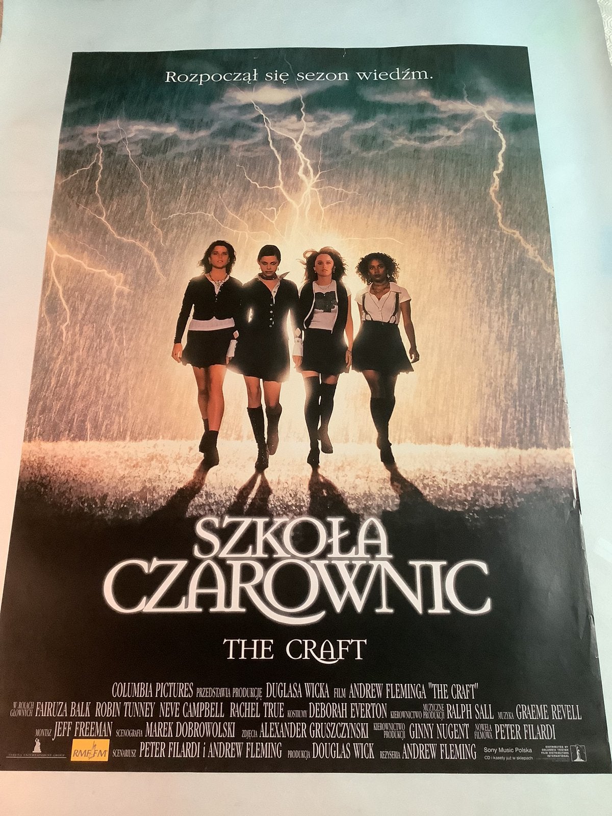 AFFICHE DU FILM THE CRAFT (Pologne) 68-98 cm, Enlèvement ou Envoi, Comme neuf
