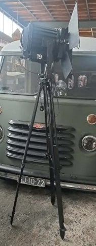 Staande grote Vintage theater Film Projector Spot Lamp, Ophalen, Gebruikt, Overige typen