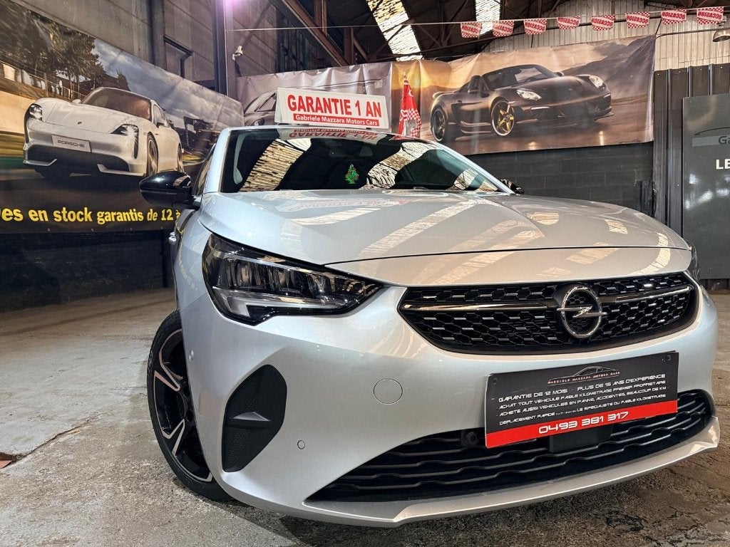 Opel Corsa Gs Line CarPlay J.A LED-camera met GPS, Auto's, Euro 6, Leder, 5 deurs, Start-stop-systeem