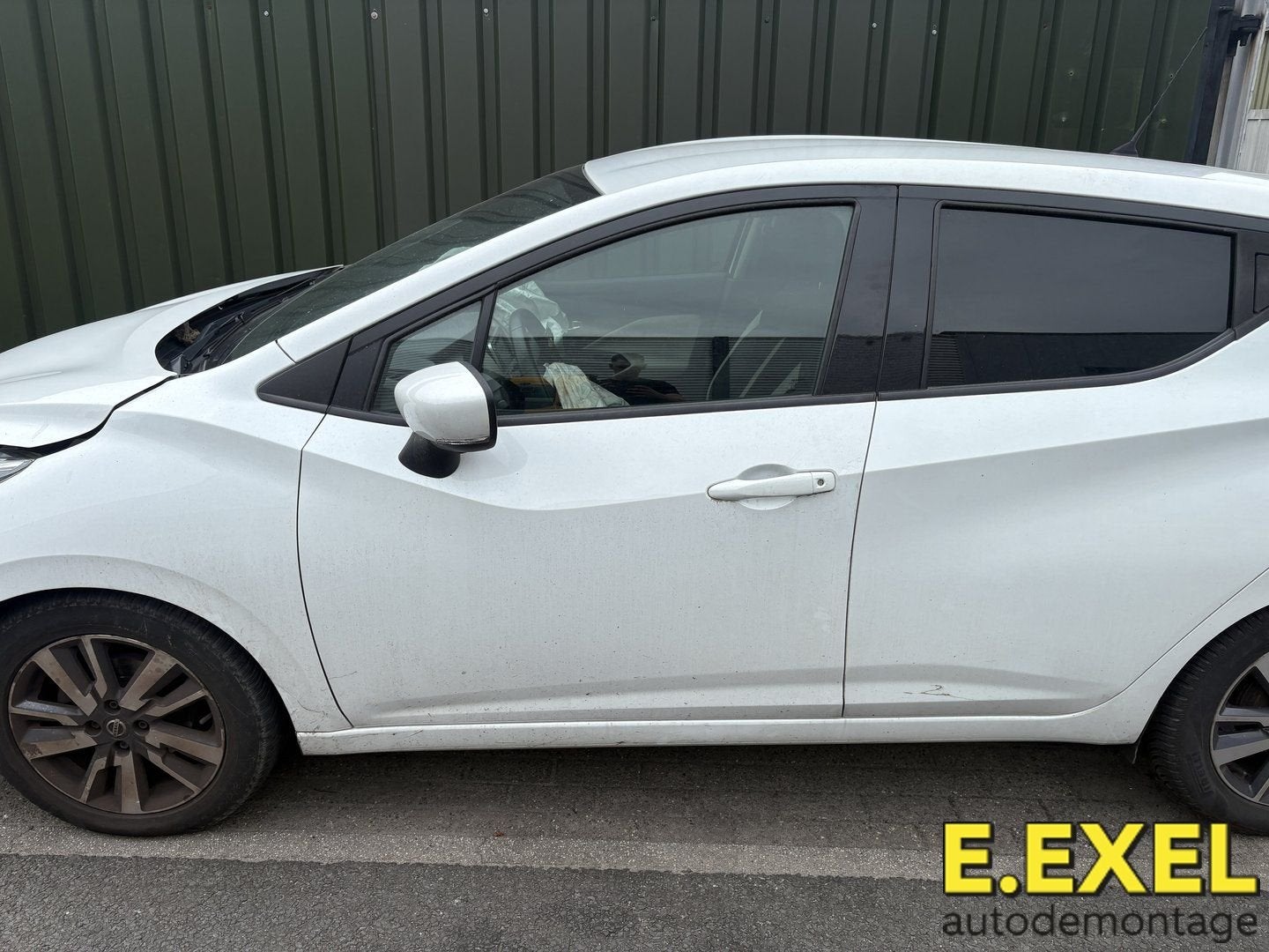Deur links voor Nissan Micra K14 2016-2025 WIT, -, Origine de la pièce connue, Utilisé, Porte