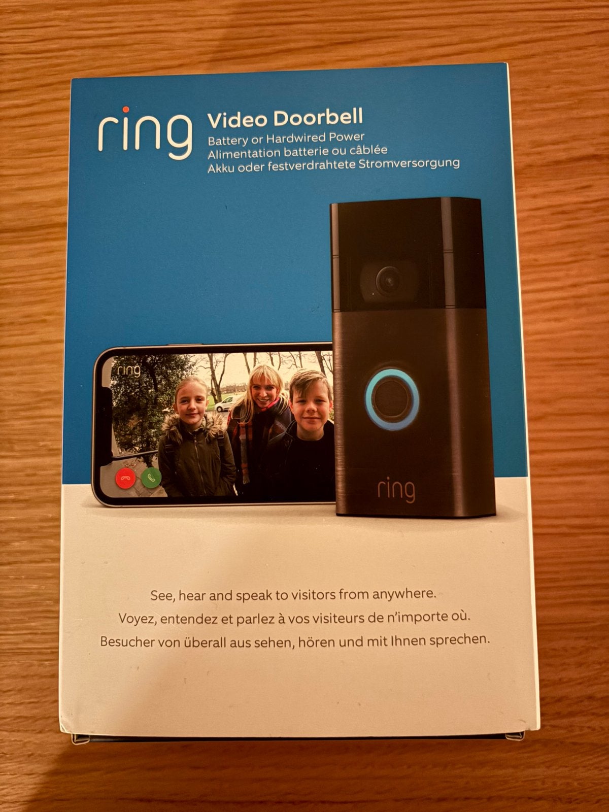Ring deurbel, Ophalen, Zo goed als nieuw, Bedraad