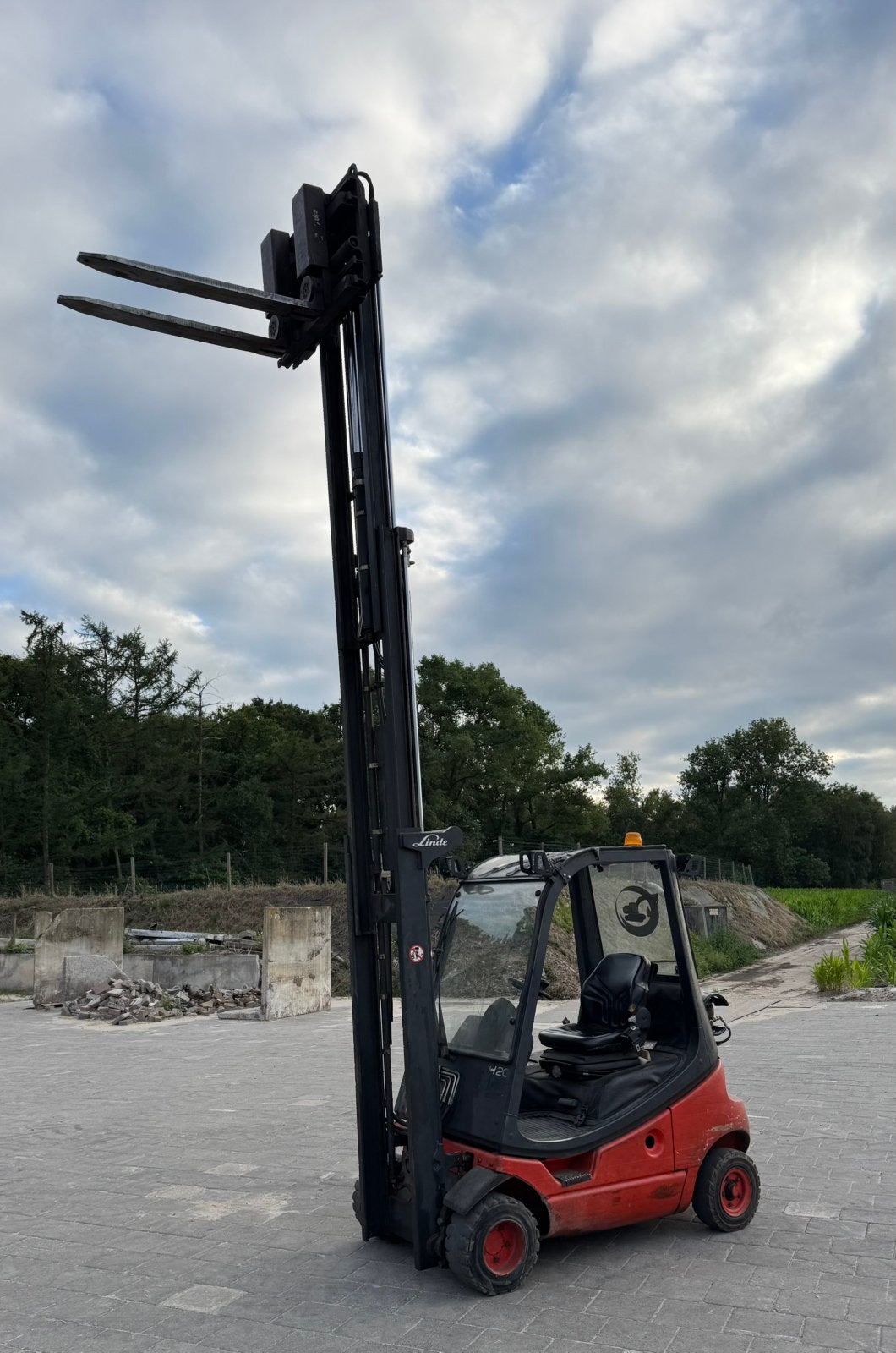 Chariot élévateur Linde H20T-03, Enlèvement, Chariot élévateur
