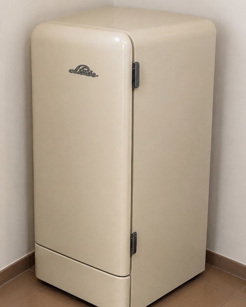 Frigo vintage linde 1950/1960, Enlèvement, Ne fonctionne pas, Avec compartiment congélateur