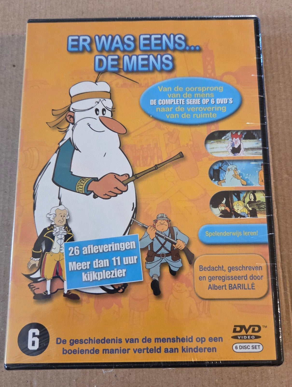 Er was eens, De Mens - 6-Disc DVD Boxset, Ophalen of Verzenden, Nederlands