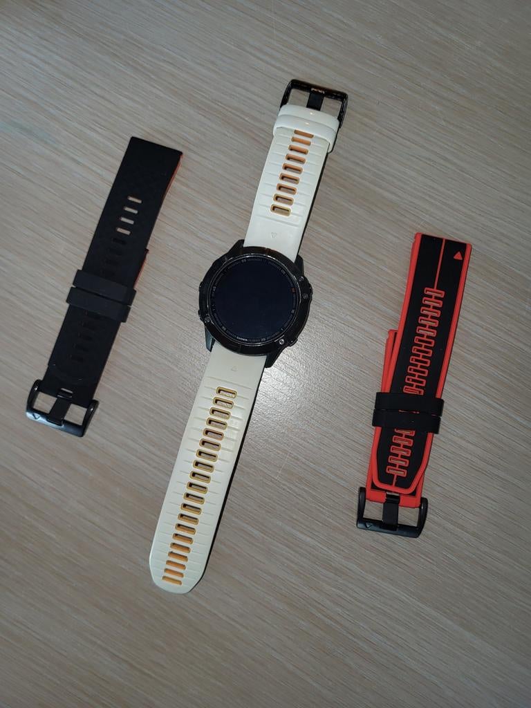 Garmin Fenix ​​6X PRO 51 mm noir avec 2 nouveaux bracelets., Étanche, Garmin, La taille, Enlèvement