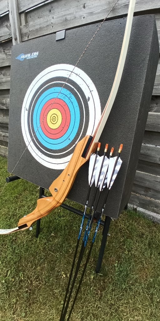 Recurve boog SSA Carbon pijlen doel, Enlèvement, Comme neuf, Arc recurve