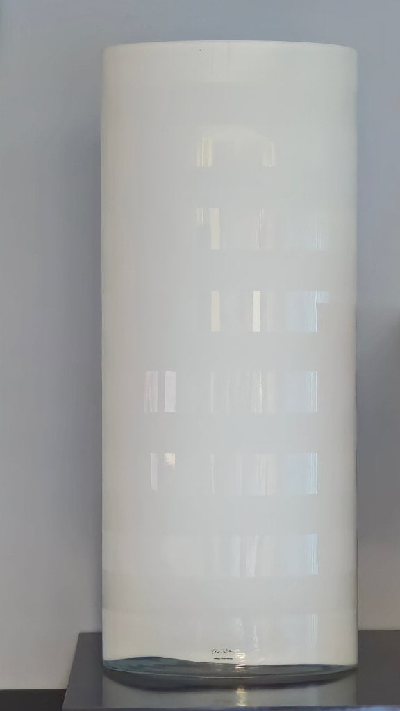 vloervaas Ikea - Anne Nilsson, Ophalen, 50 tot 75 cm, Wit, Glas