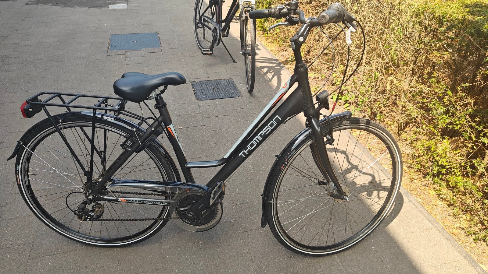 grijze damesfiets van Thompson, Neuf, Autres marques, Vitesses, Frein sur jante
