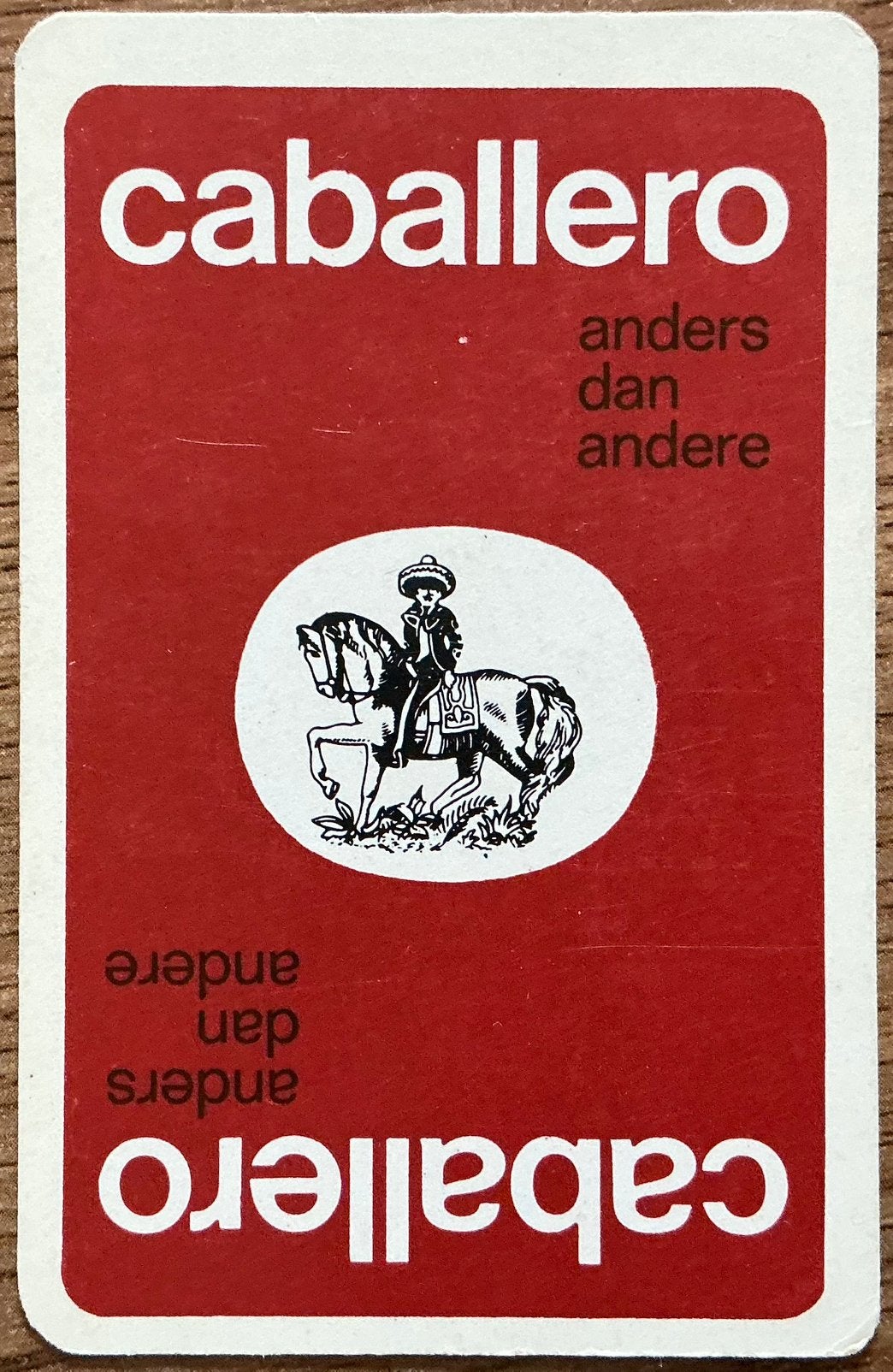 Joker CABALLERO, Verzamelen, Ophalen of Verzenden, Zo goed als nieuw, Speelkaart(en)