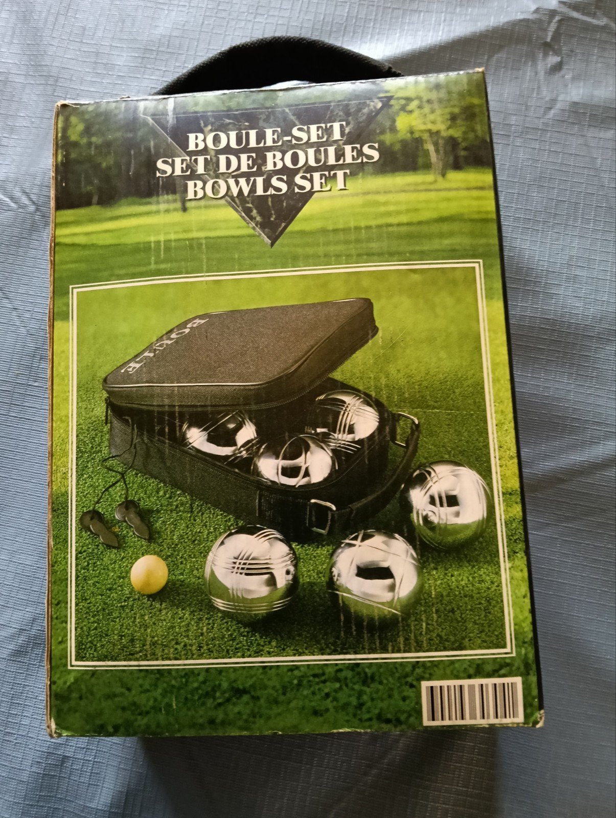 Complete petanque set / set de boules in tas, Ophalen