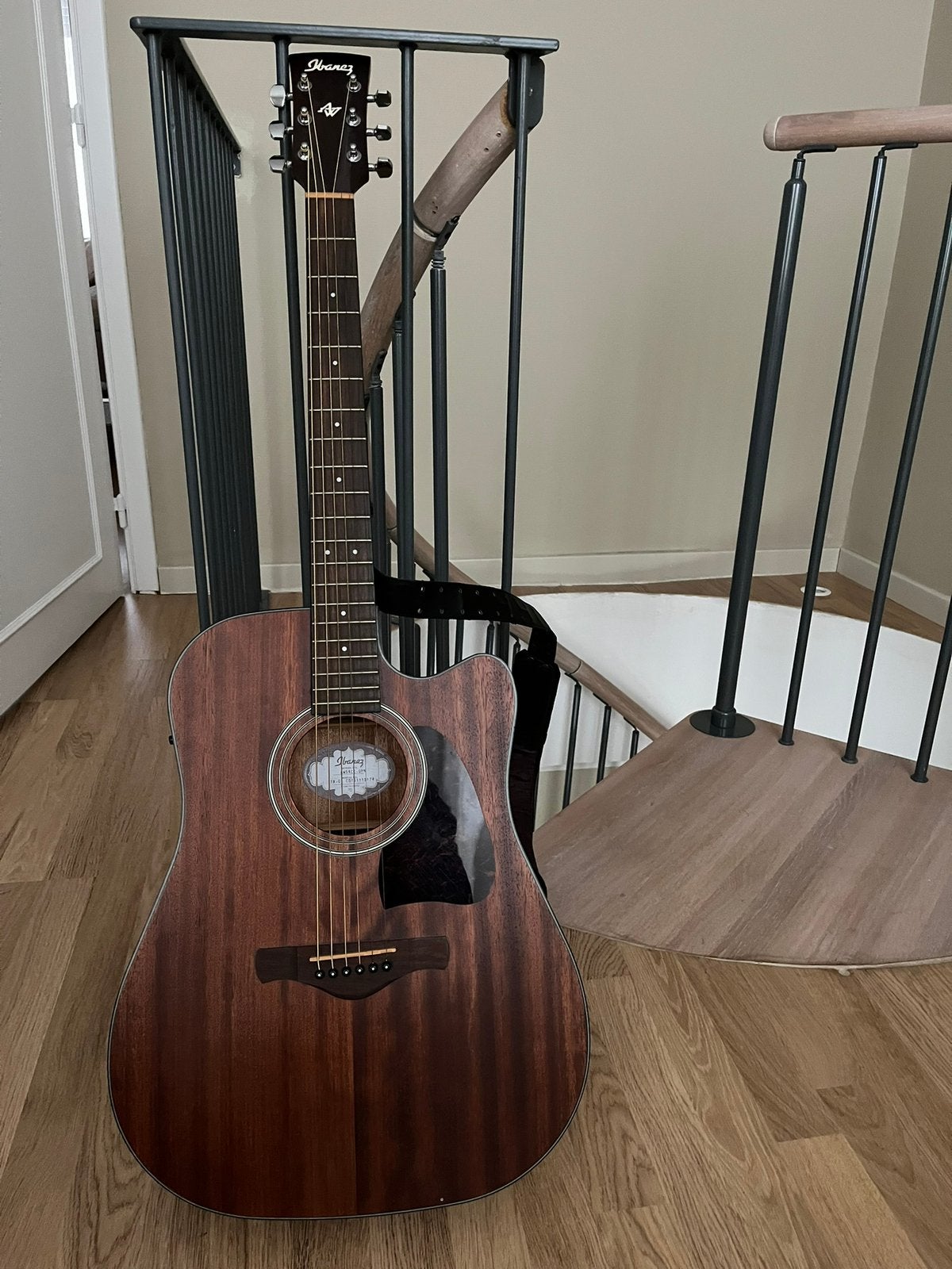 Guitare acoustique Ibanez AW54CE-OPN comme neuve, Enlèvement, Comme neuf