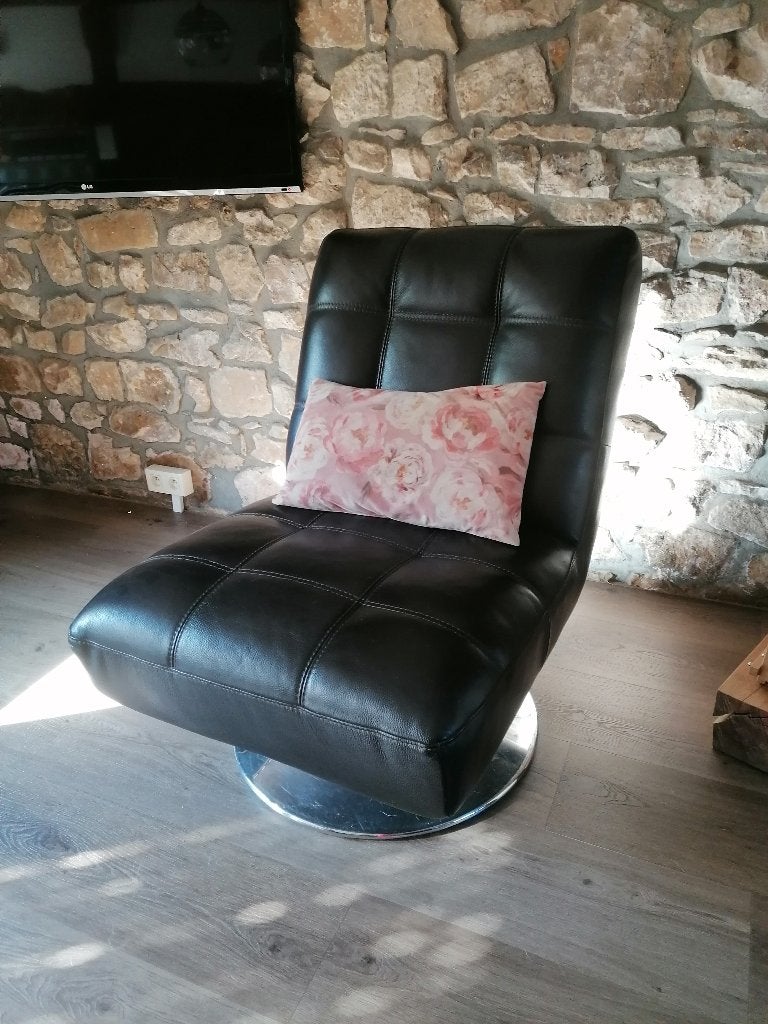 Fauteuil pivotant, Maison & Meubles, 75 à 100 cm, Comme neuf, Enlèvement, 50 à 75 cm