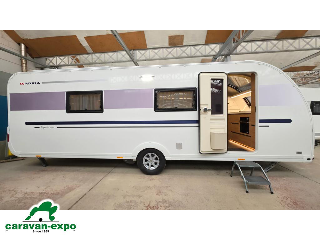 ADRIA ALPINA 663 HT, Caravanes & Camping, Caravanes, Entreprise, jusqu'à 4, 1500 - 2000 kg, Adria, 7 à 8 mètres