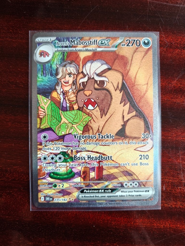 Arven's Mabosstiff ex, Ophalen of Verzenden, Nieuw, Losse kaart, Foil