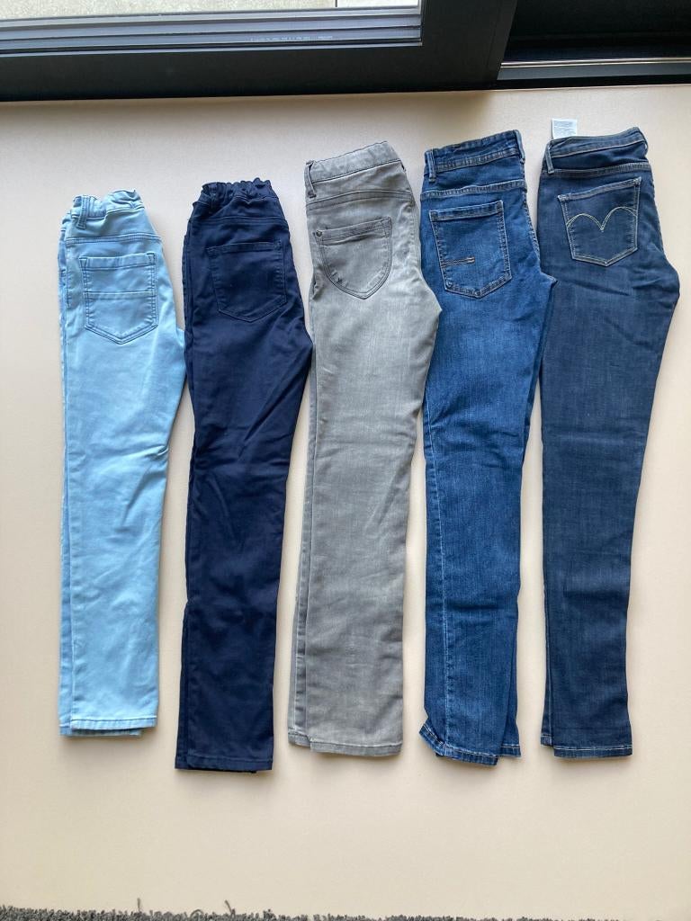 broeken Hema, Fish&Chips, levi's, name it, bel&bo, Ophalen, Gebruikt, Maat 146