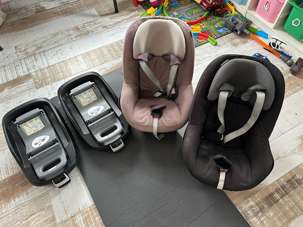 Isofix & Maxi Cosi Pearl autostoelen, Kinderen en Baby's, Autostoeltjes, Ophalen, Gebruikt, Maxi-Cosi, Isofix