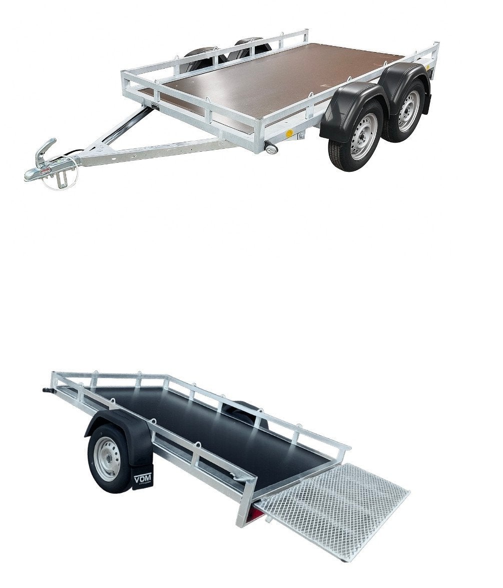 Toutes les remorques VDM Trailers non freinées de 750 kg son