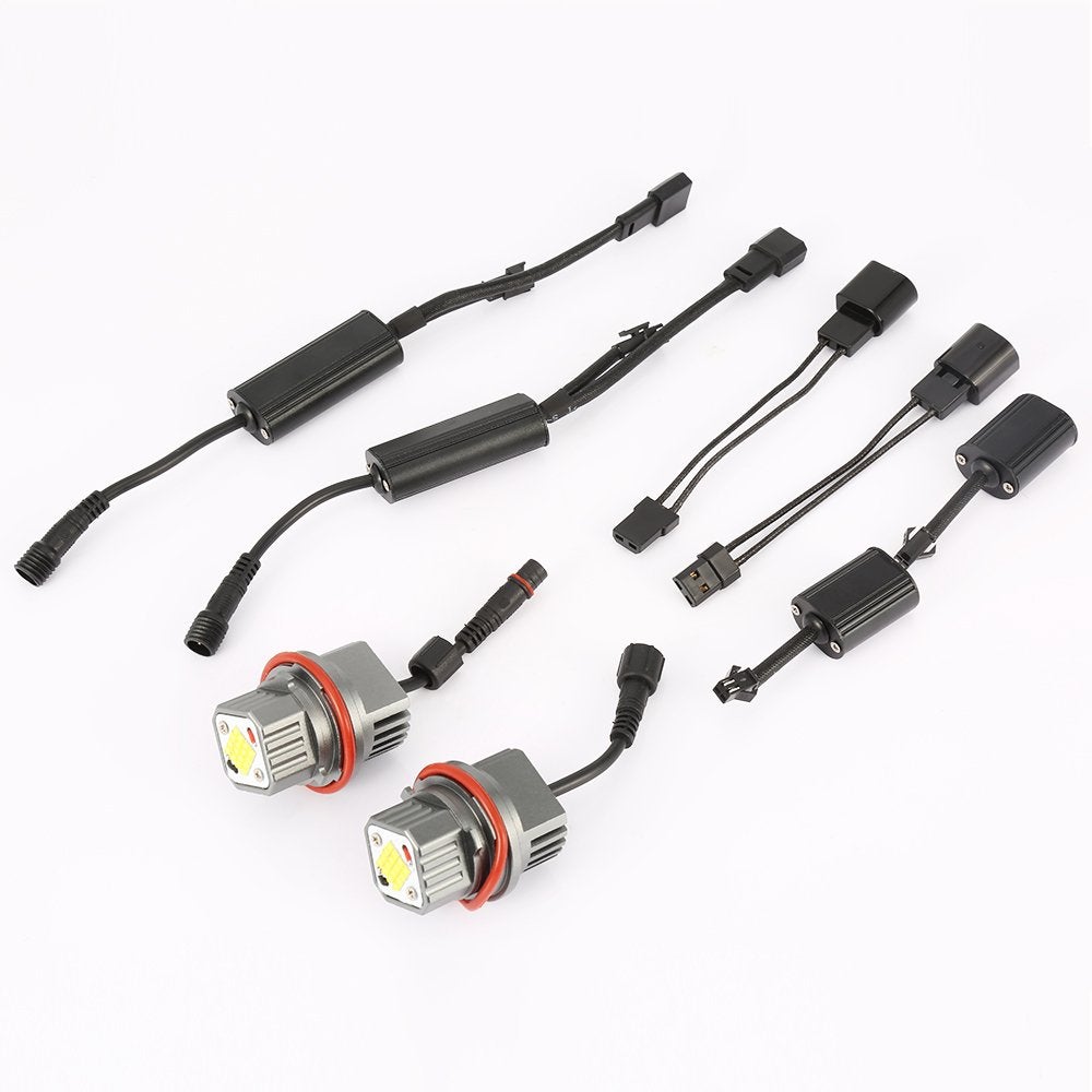 LED ANGEL EYES MW Série 5, E60, M5, 2006, 2007, 160W, Paire,