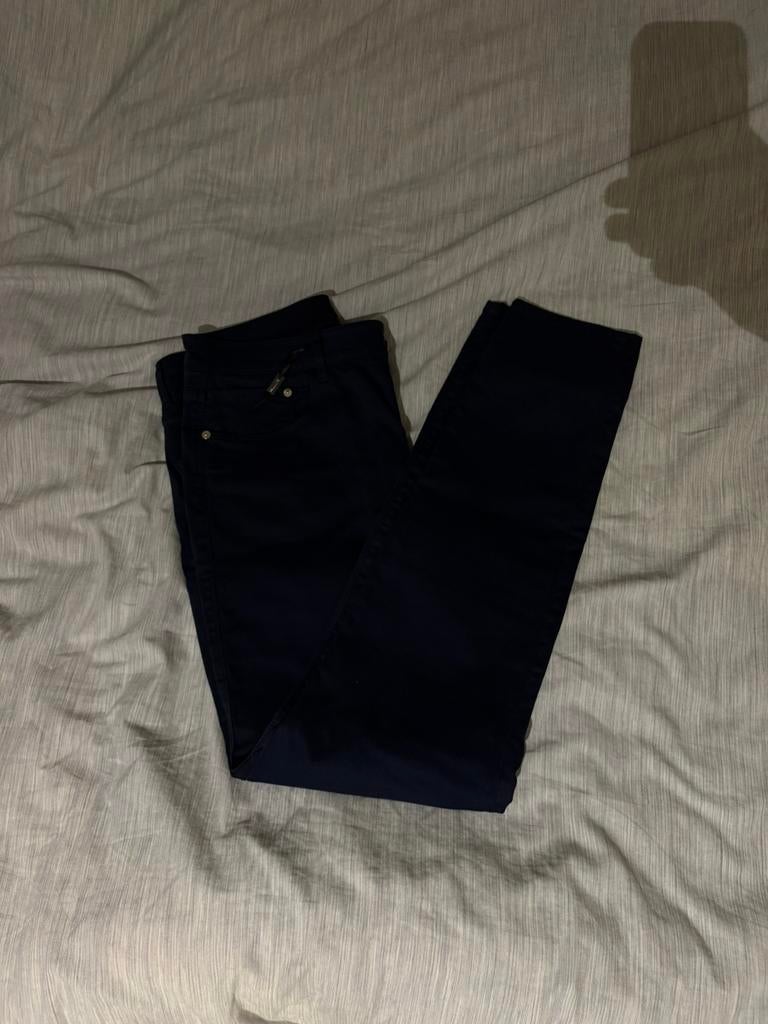 Pantalon Massimo Dutti, Envoi, Neuf, Bleu, W33 - W36 (confection 42/44)