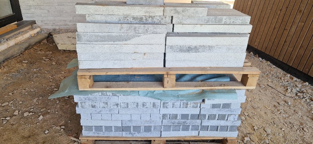 lot gevelstenen MBI type geostylistix dover white, Doe-het-zelf en Bouw, Ophalen, Nieuw, Overige typen