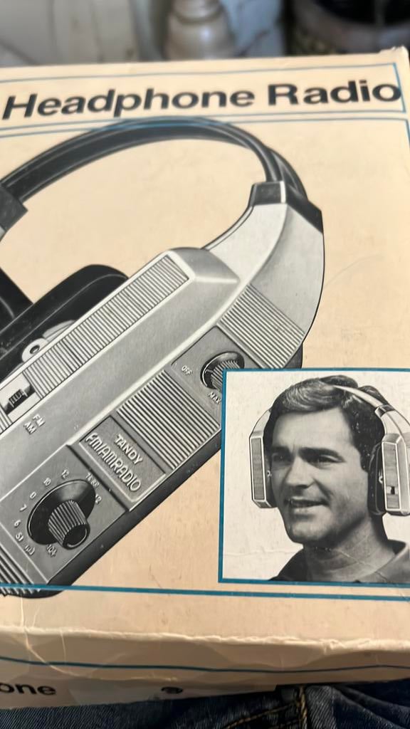 Casque radio vintage Tandy, Enlèvement ou Envoi