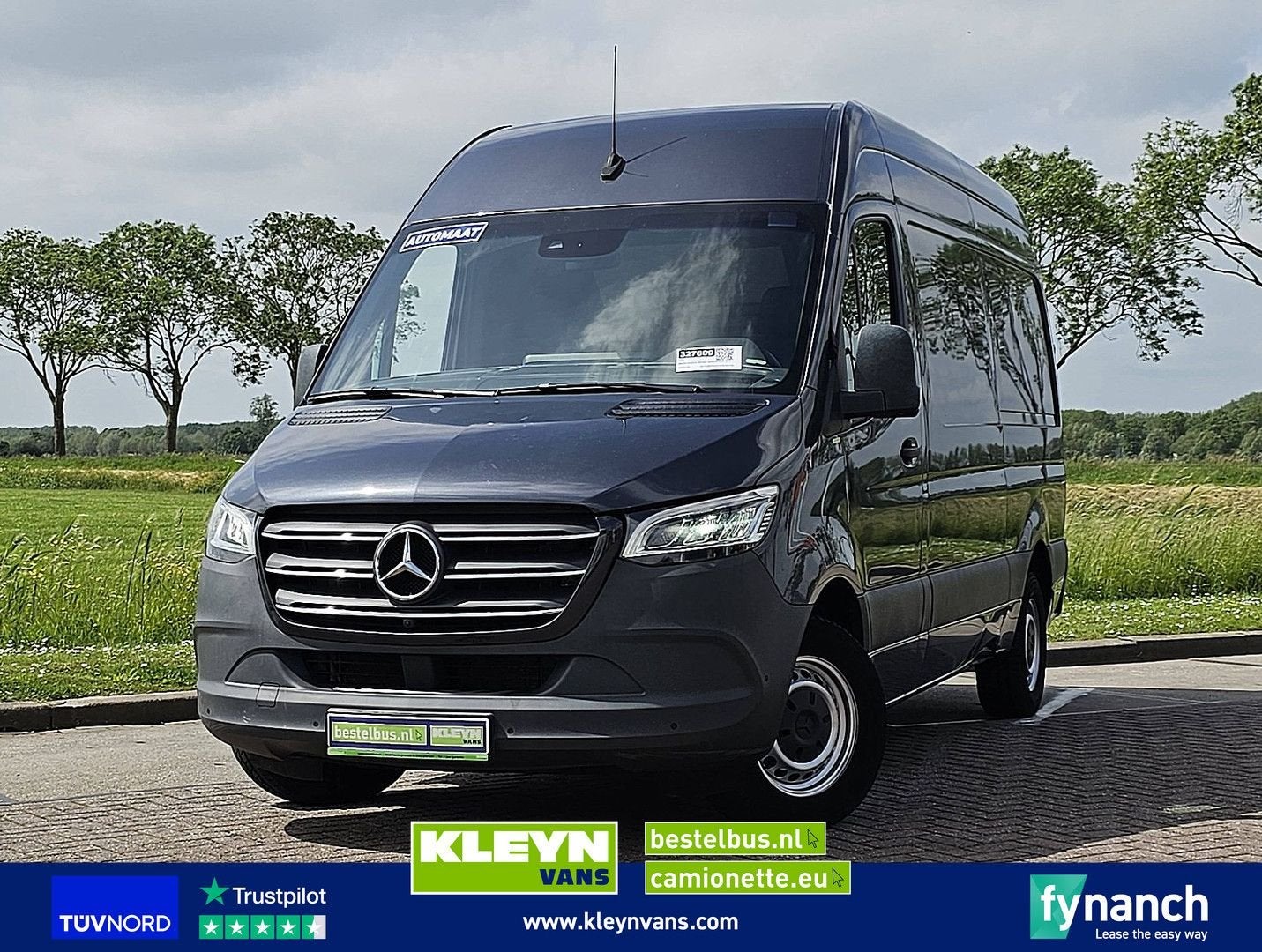Mercedes-Benz SPRINTER 317 L2H2 LED Mbux10, Argent ou Gris, Achat, Entreprise, Cruise Control