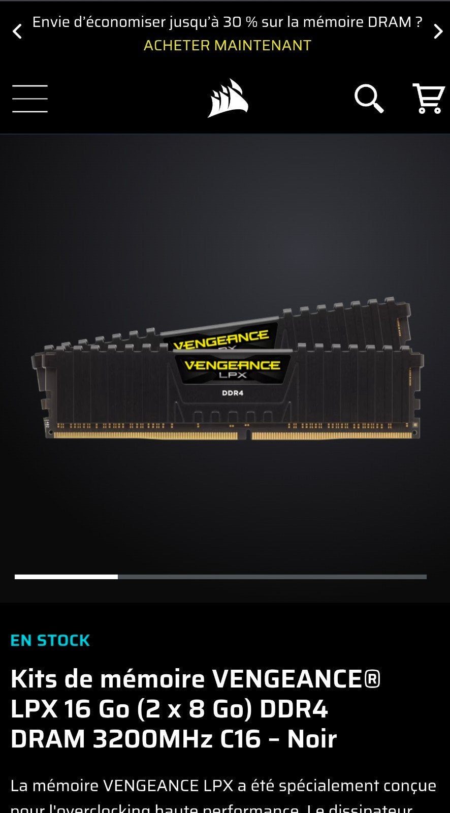 Corsair LPX - 2 8 GB - 3200 MHz, Ophalen, Zo goed als nieuw, DDR4