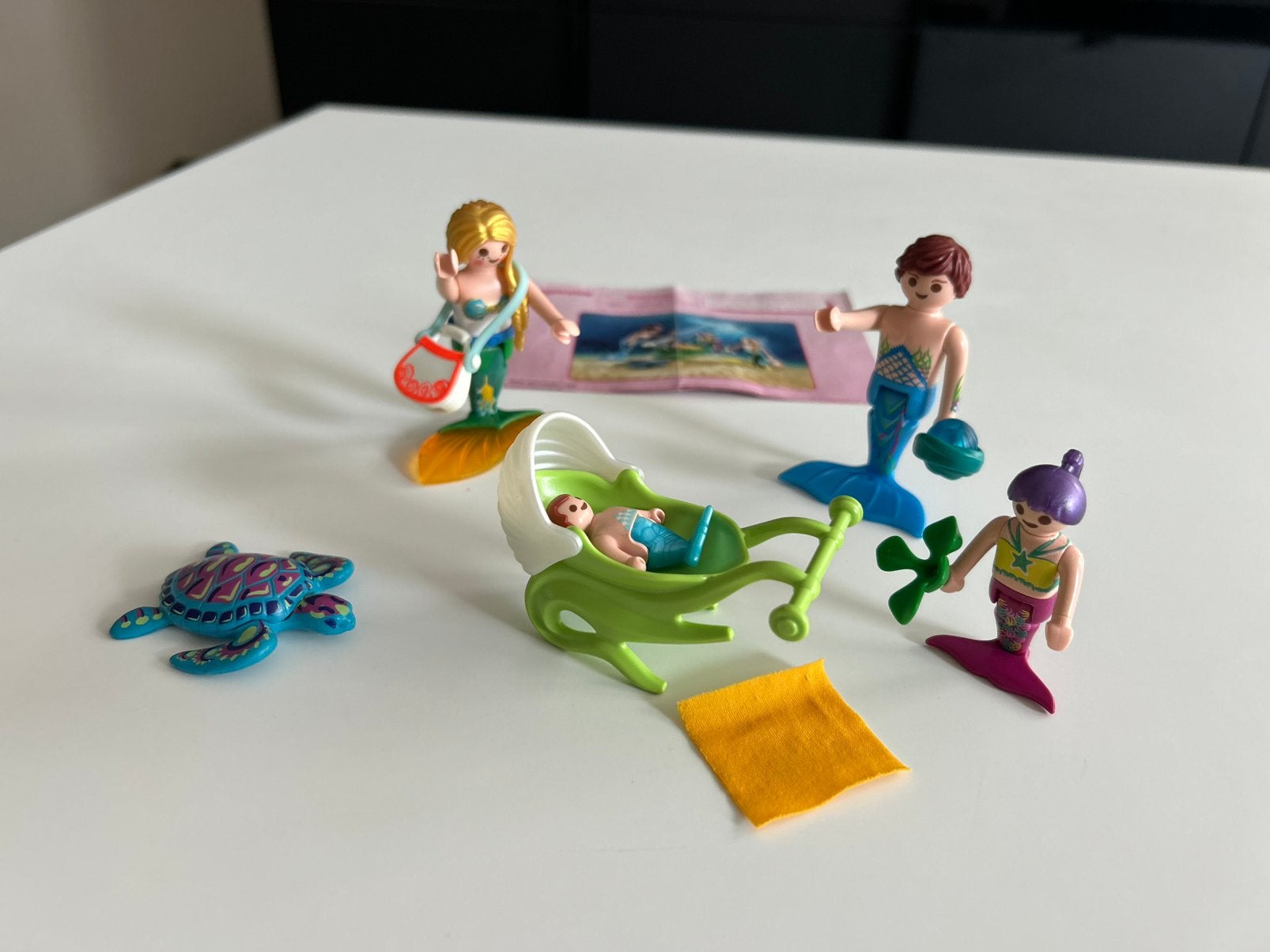 Playmobil 70100 zeemeerminnen familie, Gebruikt, Complete set, Overige typen, Ophalen of Verzenden