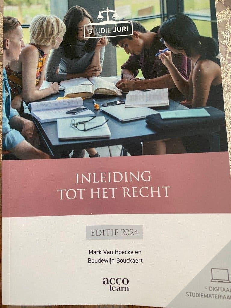 Inleiding tot het recht, Boeken, Studieboeken en Cursussen, Nieuw, Acco, Ophalen of Verzenden, Hogeschool