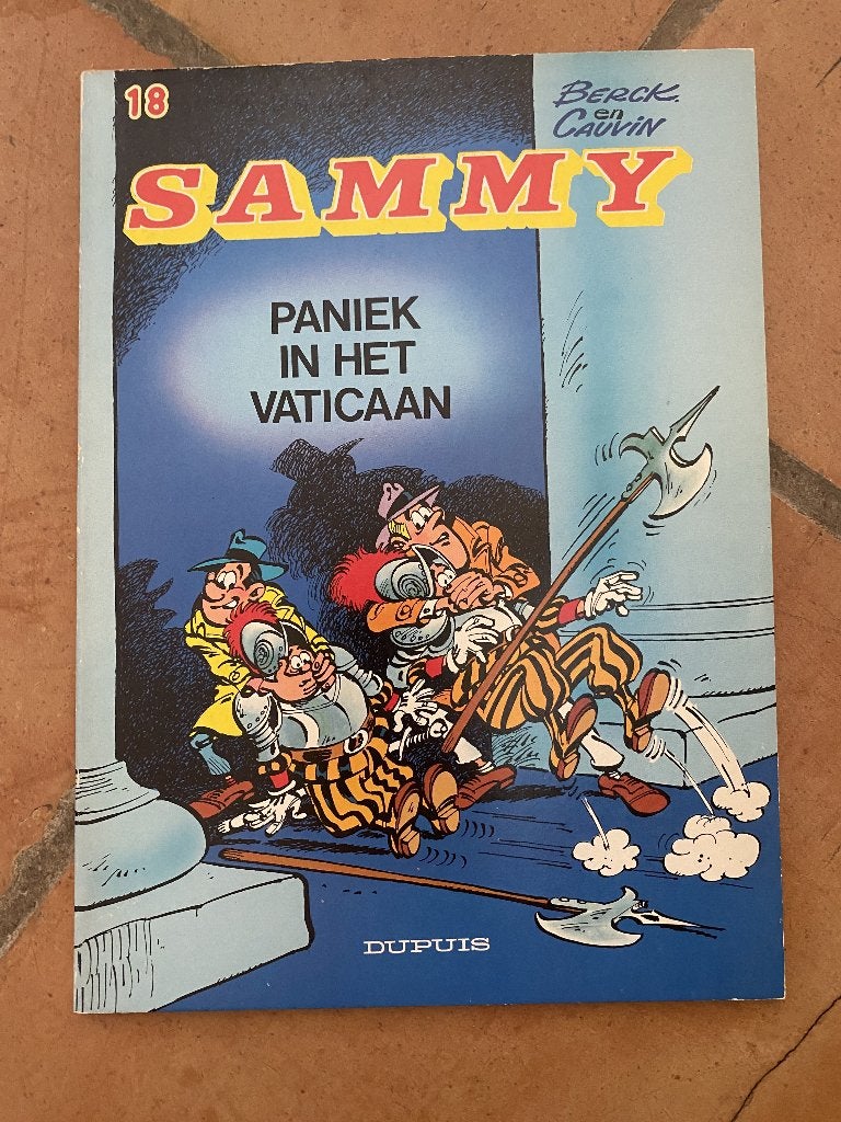Eerste druk Sammy 18 (Berck en Cauvin), Gelezen, Arthur Berckmans aka Berck, Eén stripboek, Ophalen of Verzenden