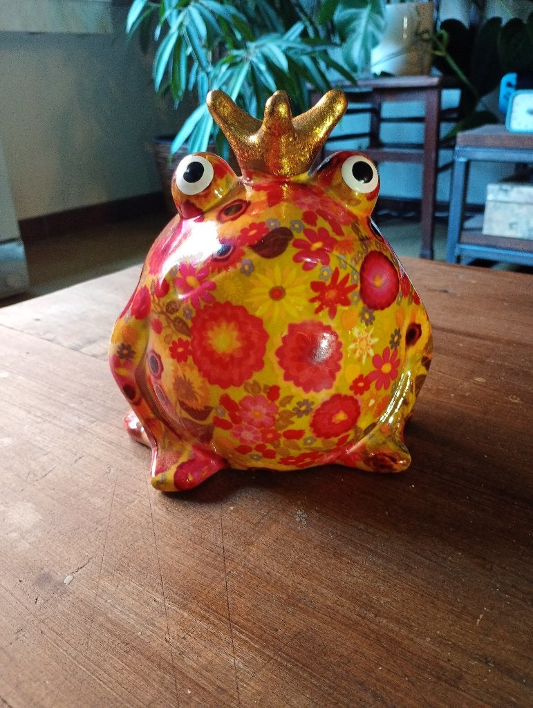 Spaarpot Pomme Pidou kikker, Huis en Inrichting, Ophalen, Meerkleurig, Zo goed als nieuw, Modern