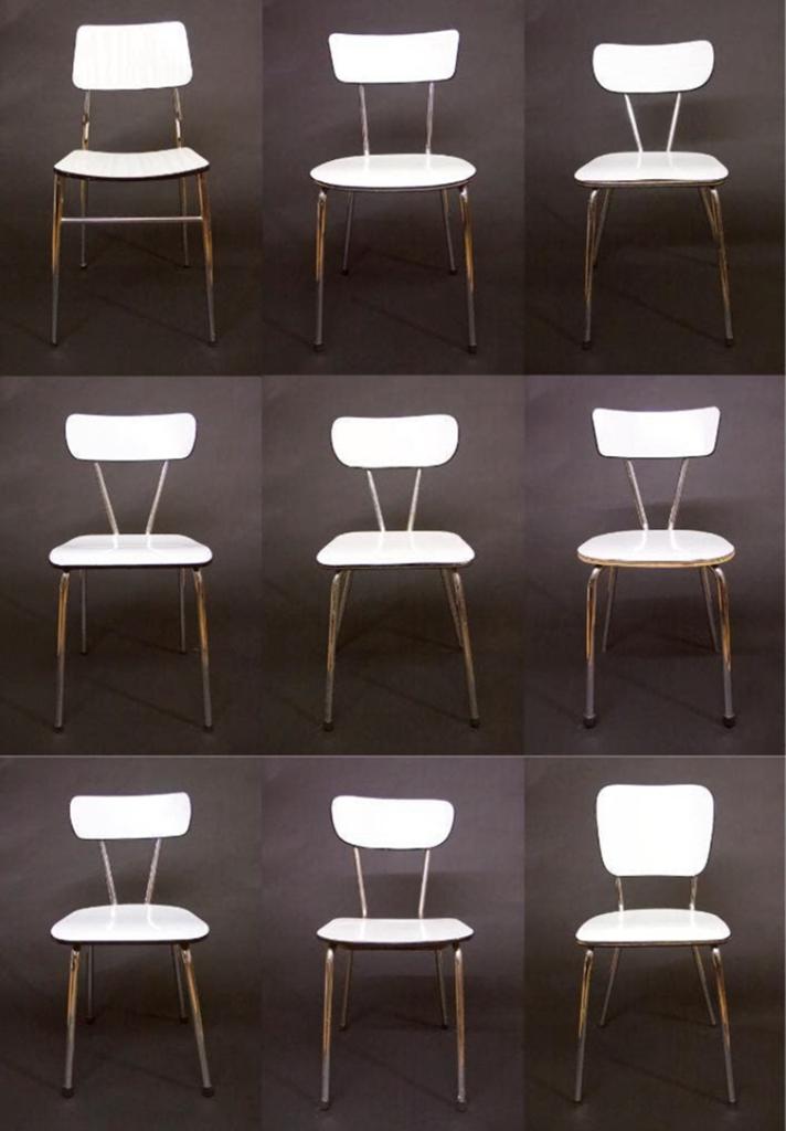 Chaises vintage en Formica, Enlèvement, Utilisé