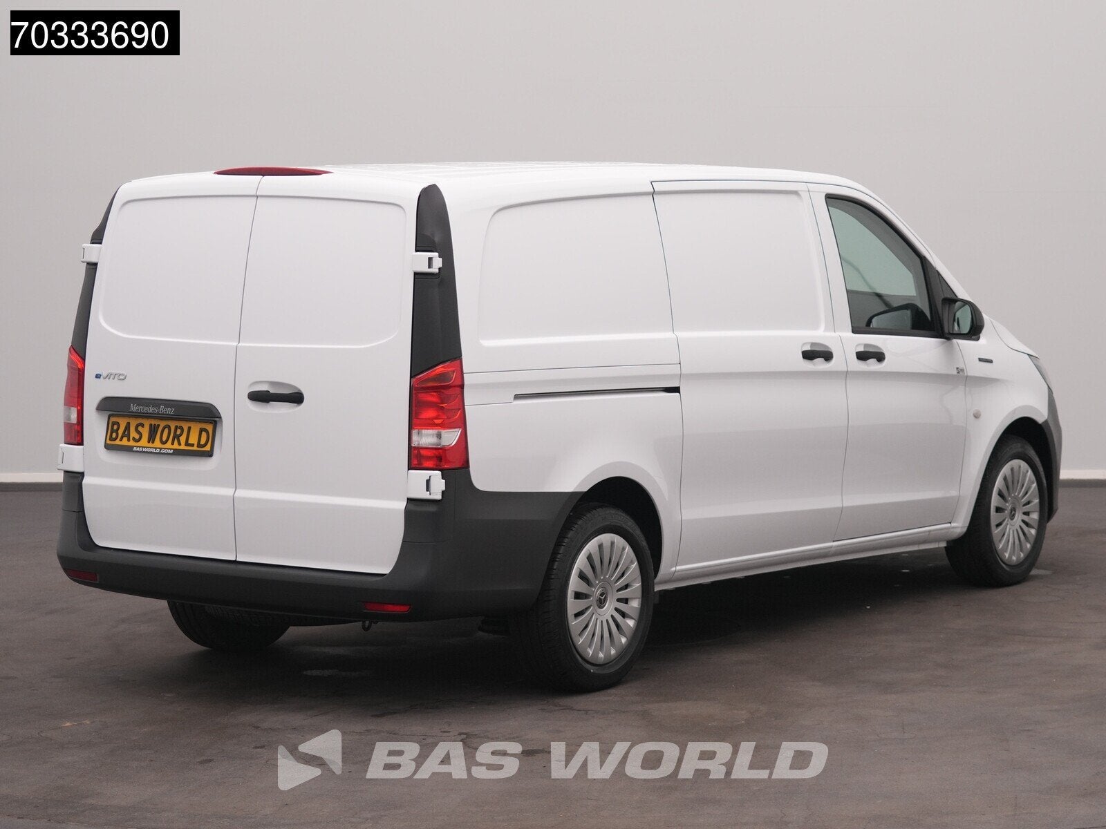 Mercedes Vito eVito 112 Elektrisch 66kWh 286km WLTP L2H1 Air, Auto's, Automaat, Stof, Euro 6, 116 pk