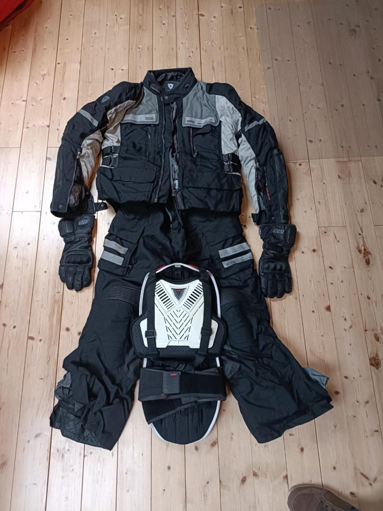 REV'IT! Adventure / Allroad Motorpak (Jas + Broek) + Protect, Motoren, Kleding | Motorkleding, Ophalen, Broek | textiel