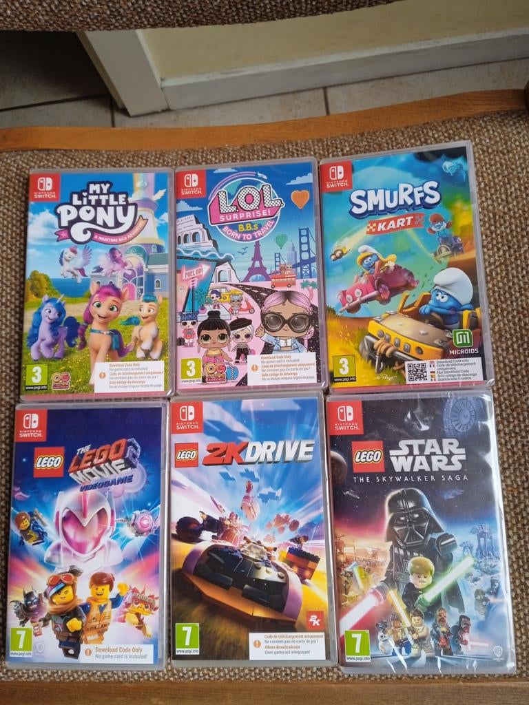 6 Nieuwe Nintendo Switch Games, Ophalen, Nieuw