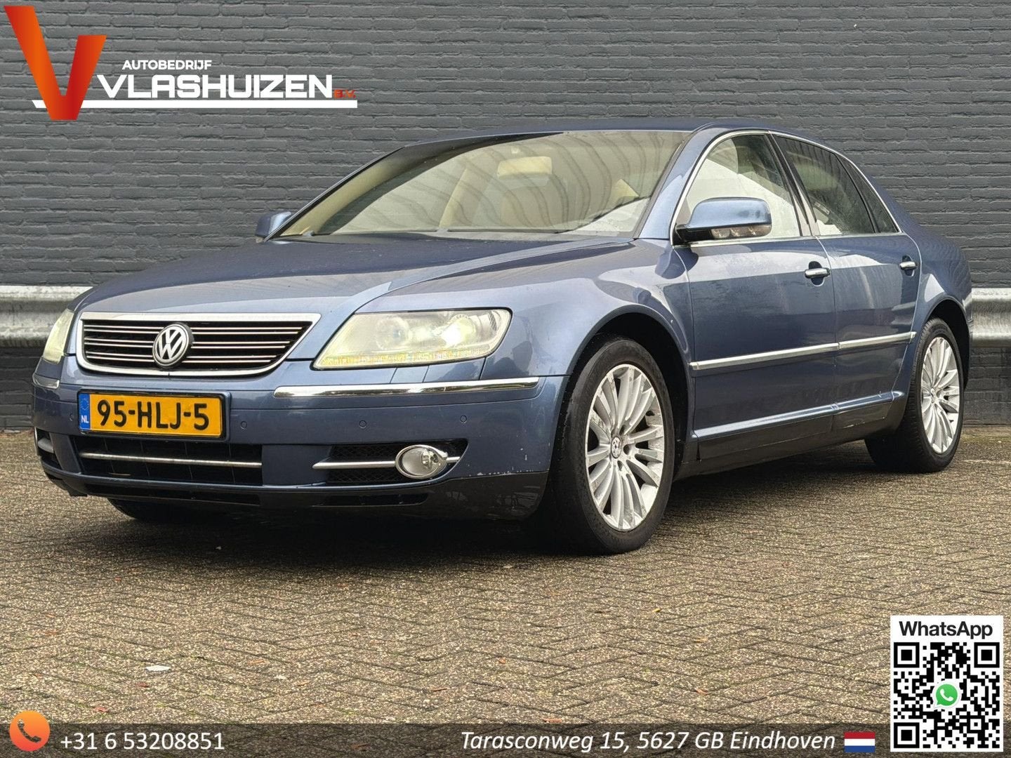 Volkswagen Phaeton 3.0 TDI 5p. | Automaat | Leder | Stoelver, Auto's, Automaat, Blauw, Bedrijf, 171 kW