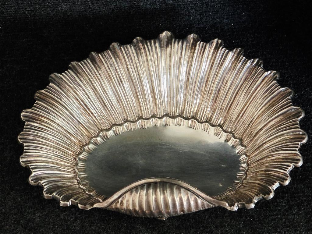 Zilveren schaal Mergulhao,  Portugal begin 20eeuw, Antiek en Kunst, Ophalen of Verzenden, Zilver